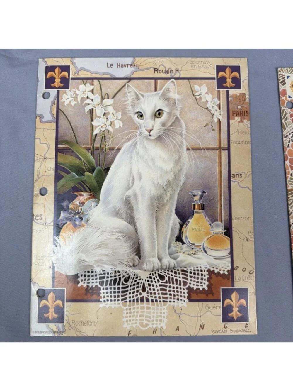 Vtg 90’s Mead Folders Brushcreek Creative Vivian Boswell Sophisticats Cats Lot 2
